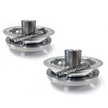 Seat Leon MK1 1999-2006 2x Front Hub With ABS Ring Bearings (Pair)