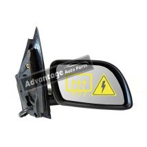 VW Polo MK4 2002-2005 Electric Black Wing Door Mirror Drivers Side