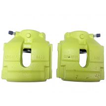 Fits Rover 75 Brake Calipers Painted Green 2003-2005 Front Left And Right