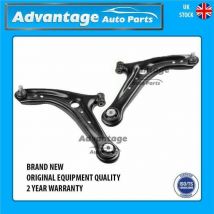 Ford Fiesta MK7 Wishbone Control Suspension Arm Front Lower Left & Right Pair