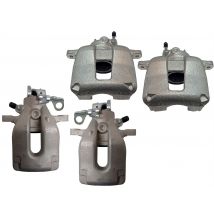 Fits Peugeot 207 Complete Caliper Set Front And Rear 2006-2013