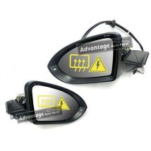 VW Golf MK7 2013-2020 Electric Heated Primed Door Wing Mirrors Left & Right Pair