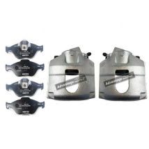 For Ford Fiesta 4 Brake Caliper + Brake Pads & Free Lubricant Front 1995-2002