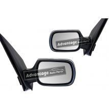 Ford Fiesta MK5 2001-2005 Manual Black Wing Door Mirrors Left & Right Pair