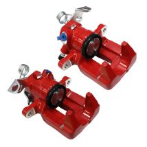 Brake Calipers For Citroen C4 I II 2004-Onwards Rear Red Pair