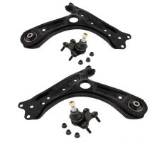 For Seat Ibiza Mk5 2008-2016 Lower Front Wishbones Suspension Arms Pair