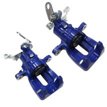 Brake Calipers For Skoda Octavia III Combi 2012-2020 Rear Blue Pair