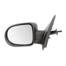 For Renault Clio MK3 2009-2013 Black Manual Door Wing Mirror Left Side