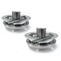 Skoda Octavia 1996-2004 2x Front Hub With ABS Ring Bearings (Pair)