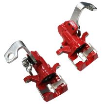 Brake Calipers For Honda Jazz III II 2002-2008 Rear Red Pair