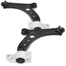 For VW Golf Plus 2005-2014 Lower Front Wishbones Suspension Arms Pair