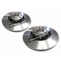 For Audi A8 Brake Discs 323/ 30mm Vented Discs Front Mintex 1995-2010