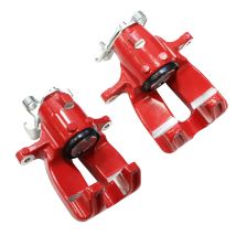 Brake Calipers For Saab 9-5 2010-2012 Rear Red Pair