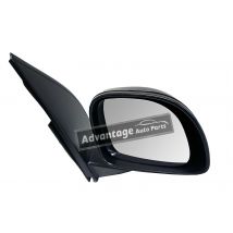 Fiat Panda 2012-Onward Cable Adjust Wing Door Mirror Black Cover Drivers Side