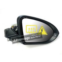 VW Golf MK7 2013-2020 Electric Heated Primed Door Wing Mirror Right Side