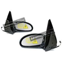 Ford Focus MK1 1998-2004 Electric Wing Door Mirrors Primed Covers Left & Right